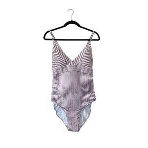 Vineyard Vines Fireworks Seersucker Striped Swimsuit Size XL